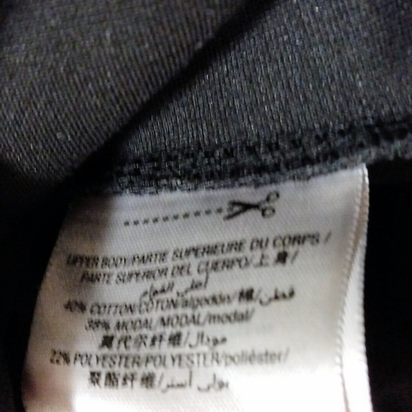 NWOT Juicy Couture Lounge Wear Long Sleeve, Off-the-Shoulder Top - Picture 7 of 16